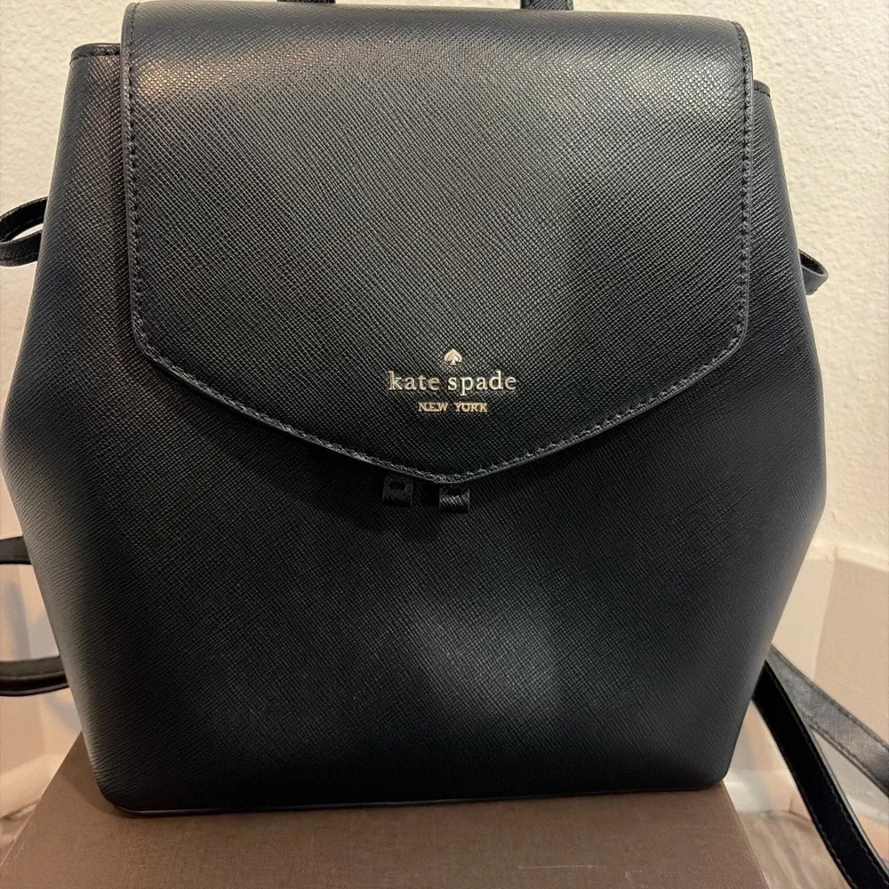 Kate Spade Midnight Black Backpack